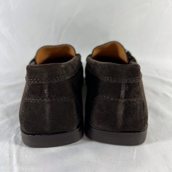 TOD'S Pellame Brown Suede Buckle Loafers Made in Italy Marked as 7-8.5US - Picture 10 of 12